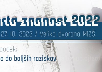 Odprta znanost 2022 – oktober 2022