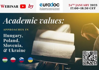Eurodocov spletinar “Academic values: Approaches in Hungary, Poland, Slovenia, and Ukraine” – januar 2023